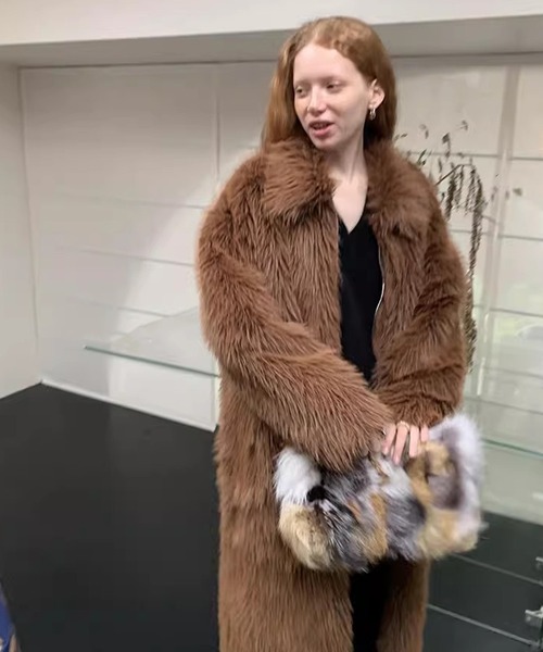 LONSLAN（ロンスラン）の「ロングファーコート LON24a048（その他