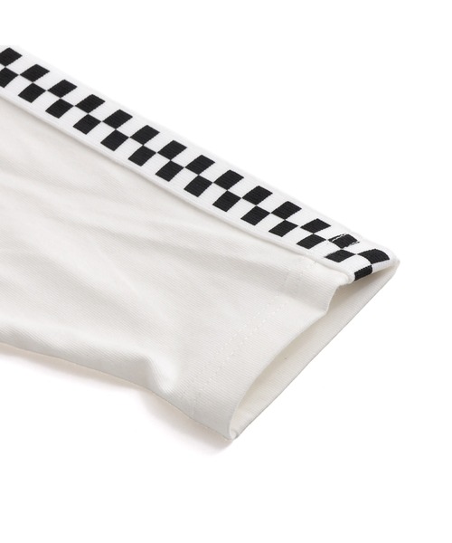 SISTER JENNI（SISTER JENNI）の「【コットン100％】ラインそでレイヤード風ロンT（Tシャツ/カットソー・キッズ・ラベンダー/オフホワイト/ブラック・160cm/150cm/130cm/140cm）」の21枚目の写真