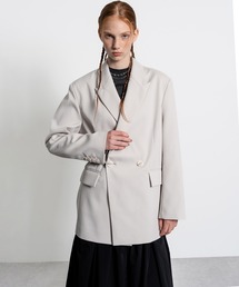 ELOOPS | 【ELOOPS】ベルト付きオーバージャケット(テーラードジャケット)