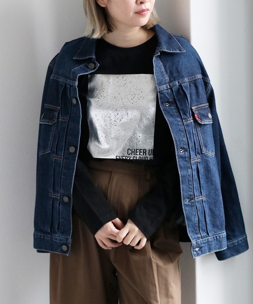 cepo(セポ)の「ハクプリントロングスリーブTee(Tシャツ/カットソー・レディース・ブラック/グレー/オフホワイト・M)」の1枚目の写真