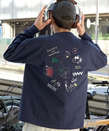 SNOOPY（スヌーピー）の「【PEANUTS / SNOOPY】別注 ピーナッツ スヌーピー ヴィンテージプリント オーバーサイズロンT（Tシャツ/カットソー）」