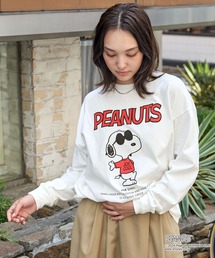 SNOOPY（スヌーピー）の「【PEANUTS / SNOOPY】別注 ピーナッツ スヌーピー ヴィンテージプリント オーバーサイズロンT（Tシャツ/カットソー）」
