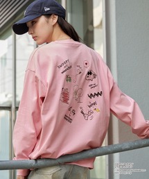 SNOOPY（スヌーピー）の「【PEANUTS / SNOOPY】別注 ピーナッツ スヌーピー ヴィンテージプリント オーバーサイズロンT（Tシャツ/カットソー）」