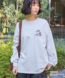 SNOOPY（スヌーピー）の「【PEANUTS / SNOOPY】別注 ピーナッツ スヌーピー ヴィンテージプリント オーバーサイズロンT（Tシャツ/カットソー）」