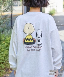 SNOOPY（スヌーピー）の「【PEANUTS / SNOOPY】別注 ピーナッツ スヌーピー ヴィンテージプリント オーバーサイズロンT（Tシャツ/カットソー）」