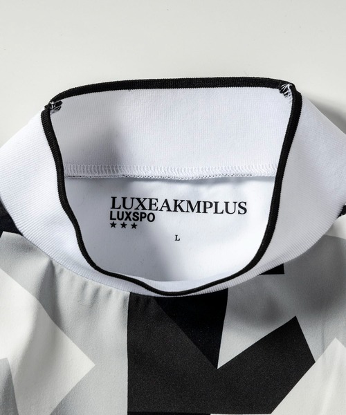 【セール】LUXEAKMPLUS(リュクスエイケイエムプラス)ゴルフ カモ柄モックネックロングTシャツ（Tシャツ/カットソー）｜LUXEAKMPLUS（リュクスエイケイエムプラス）