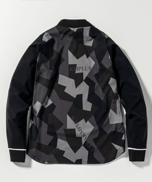 【セール】LUXEAKMPLUS(リュクスエイケイエムプラス)ゴルフ カモ柄モックネックロングTシャツ（Tシャツ/カットソー）｜LUXEAKMPLUS（リュクスエイケイエムプラス）