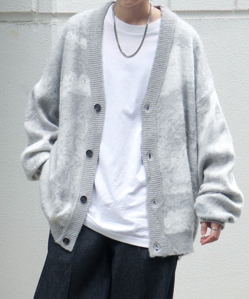 セール】モヘアライク ルーズシルエット グラデーション