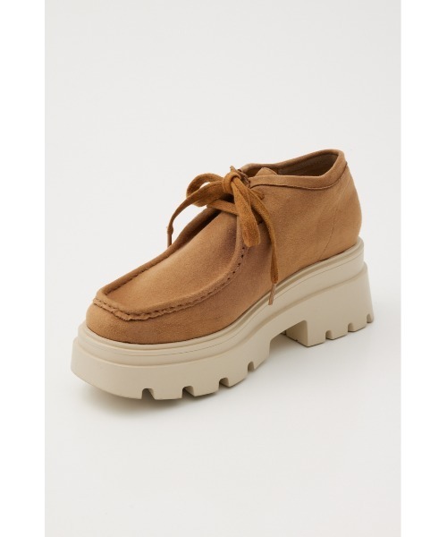 RODEO CROWNS WIDE BOWL（ロデオクラウンズワイドボウル）の「VOLUME SOLE F スエードシューズ（スニーカー・レディース・ブラック/ベージュ・MEDIUM/LARGE）」の15枚目の写真
