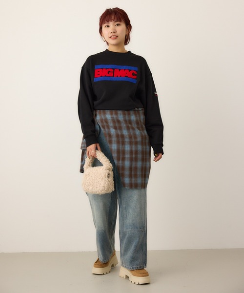 RODEO CROWNS WIDE BOWL（ロデオクラウンズワイドボウル）の「VOLUME SOLE F スエードシューズ（スニーカー・レディース・ブラック/ベージュ・MEDIUM/LARGE）」の21枚目の写真