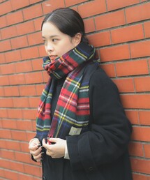 Ray BEAMS | MOON チェック ストール(マフラー)