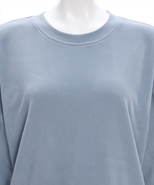 clear（クリア）の「袖フリルスウェットトップス [大人 カジュアル 着回し力抜群]≪再入荷≫（スウェット・レディース・ブルーグレー/ブラック/オフホワイト・F）」の14枚目の写真