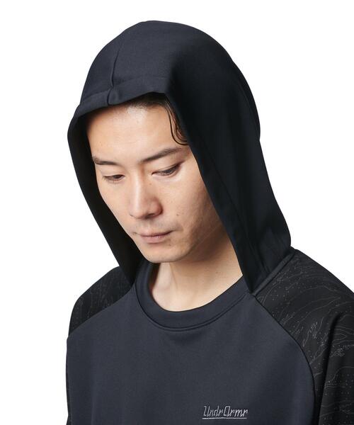 UNDER ARMOUR(アンダーアーマー)の「UAヤード アーマーフリース フーディー(ベースボール/メンズ)(スウェット・メンズ・ブラック・XL/L)」の4枚目の写真