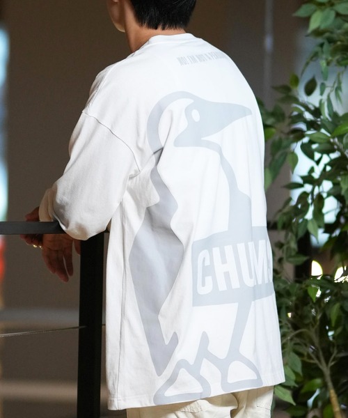 CHUMS/チャムス ロンT/長袖ティシャツ/カットソー バックプリント オーバーサイズ CH01-2455(Tシャツ/カットソー)|CHUMS(チャムス)