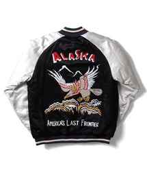 HOUSTON ヒューストン スカジャン リバーシブル ALASKA XL HOUSTON（ヒューストン）の「HOUSTON リバーシブルスカジャン(ALASKA