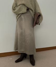 SATIN MAXI SKIRT