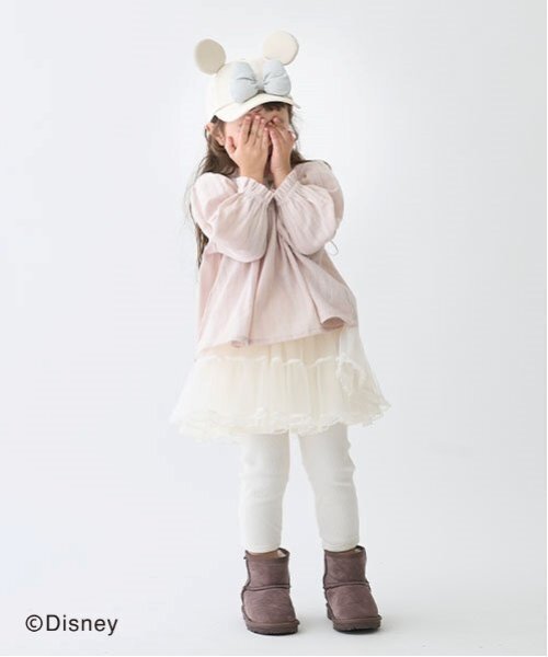 Disney（ディズニー）の「【Disney】刺しゅうチュニック（チュニック・キッズ・ライトグリーン/ライトピンク/ブルー・80ｃｍ/120cm/110cm/90cm/130cm/100cm）」の5枚目の写真