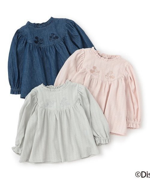 Disney（ディズニー）の「【Disney】刺しゅうチュニック（チュニック・キッズ・ライトグリーン/ライトピンク/ブルー・80ｃｍ/120cm/110cm/90cm/130cm/100cm）」の15枚目の写真