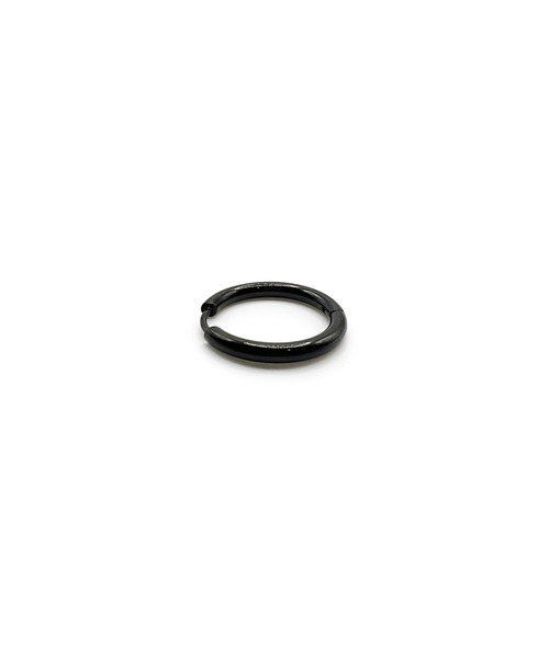 Import & Select（インポートアンドセレクト）の「KISHOKACHI 希少価値 シンプルクリッカーステンレスピアス 内径21mm（ピアス（片耳用）・メンズ・ブラック/シルバー/ゴールド・FREE）」の6枚目の写真