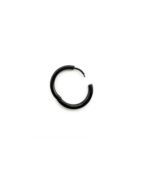 Import & Select（インポートアンドセレクト）の「KISHOKACHI 希少価値 シンプルクリッカーステンレスピアス 内径21mm（ピアス（片耳用）・メンズ・ブラック/シルバー/ゴールド・FREE）」の12枚目の写真