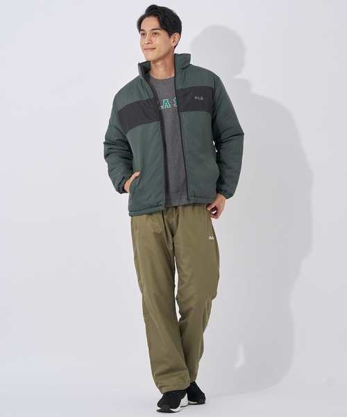 セール】【FILA/フィラ】軽量中綿ジャケット スタンドブルゾン