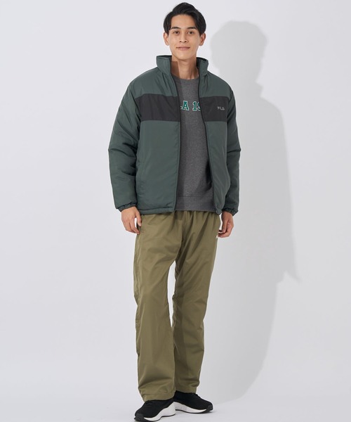 セール】【FILA/フィラ】軽量中綿ジャケット スタンドブルゾン