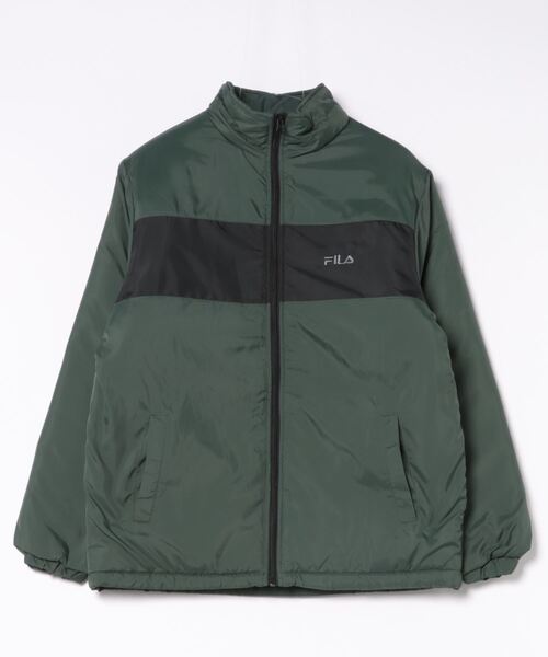 FILA（フィラ）の「【FILA/フィラ】軽量中綿ジャケット　スタンドブルゾン（ブルゾン・メンズ・ブラック/カーキ/トリコロール/ネイビー・LARGE/X-LARGE/MEDIUM）」の15枚目の写真
