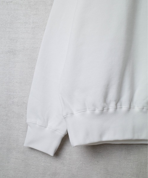 CROSS & STITCH(クロスステッチ)の「【FEW2】【CROSS & STITCH/クロスアンドステッチ】レギュラーウェイト ハーフジップ スウェットシャツ(スウェット・メンズ・ホワイト/ブラック/アッシュグレー・MEDIUM/LARGE/X-LARGE/XX-LARGE)」の14枚目の写真