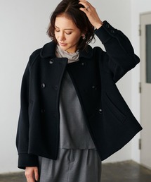 Jines（ジネス）の「シャルム加工ウールショートPコート（ピーコート）」