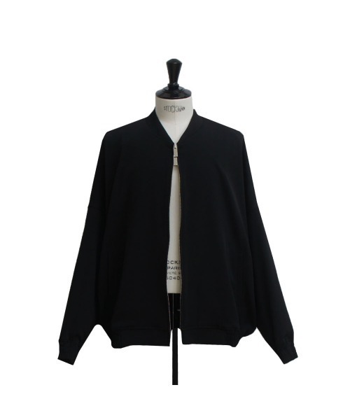 SISE（シセ）の「SISE TWILL BALLOON BLOUSON（ブルゾン・メンズ・ブラック・MEDIUM）」の4枚目の写真