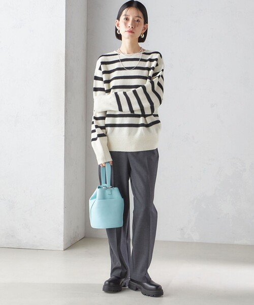 MARROW(マロウ)の「★★【SHIPS別注】MARROW:リング ハンドル バッグ(ハンドバッグ・レディース・ナチュラル/ブラック・ONE SIZE)」の18枚目の写真