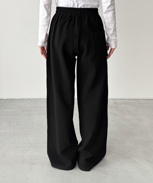 CANAL JEAN（キャナルジーン）の「El mar　裏起毛ワイドレッグスウェットパンツ（スウェットパンツ・レディース・グレー/ブラック/ネイビー/アイボリー・ONE SIZE）」の16枚目の写真