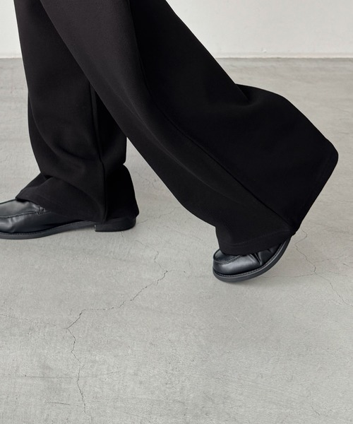 CANAL JEAN（キャナルジーン）の「El mar　裏起毛ワイドレッグスウェットパンツ（スウェットパンツ・レディース・グレー/ブラック/ネイビー/アイボリー・ONE SIZE）」の19枚目の写真