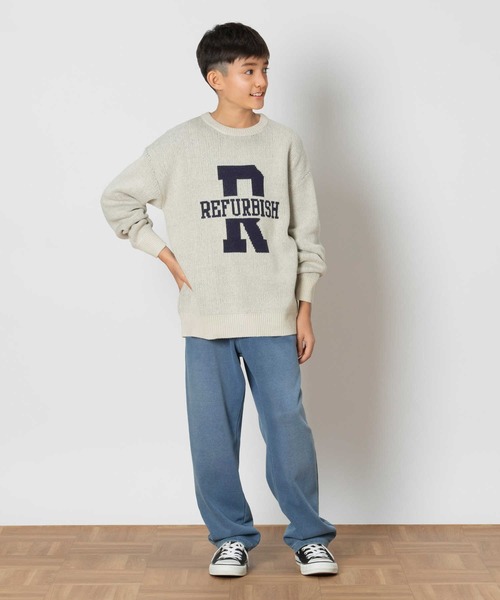 MPS(エムピーエス)の「【MPS】裏シャギーデニムイージーパンツ(デニムパンツ・キッズ・ライトインディゴブルー/ダークインディゴブルー・120/130/140/150/160)」の17枚目の写真