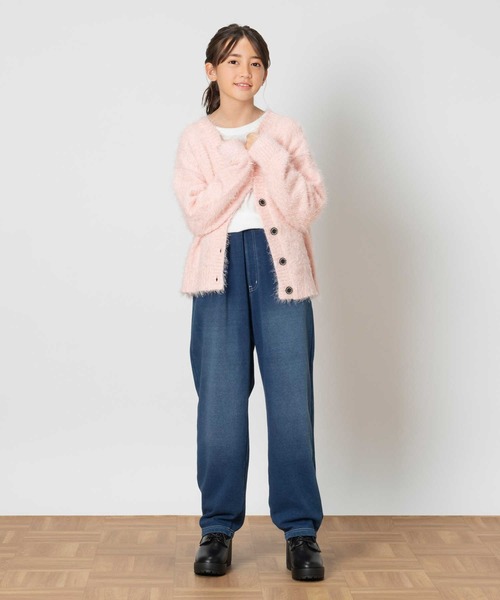 MPS(エムピーエス)の「【MPS】裏シャギーデニムイージーパンツ(デニムパンツ・キッズ・ライトインディゴブルー/ダークインディゴブルー・120/130/140/150/160)」の9枚目の写真