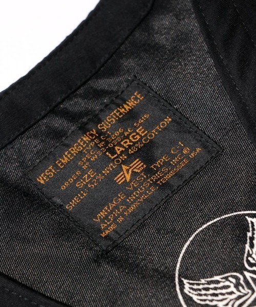 MILITARY(ミリタリー)の「U.S MILITARY / ユーエスミリタリー ALPHA 90S C-1 VEST DEAD STOCK(ベスト・メンズ・カーキ/ブラック/ネイビー・LARGE/MEDIUM)」の22枚目の写真