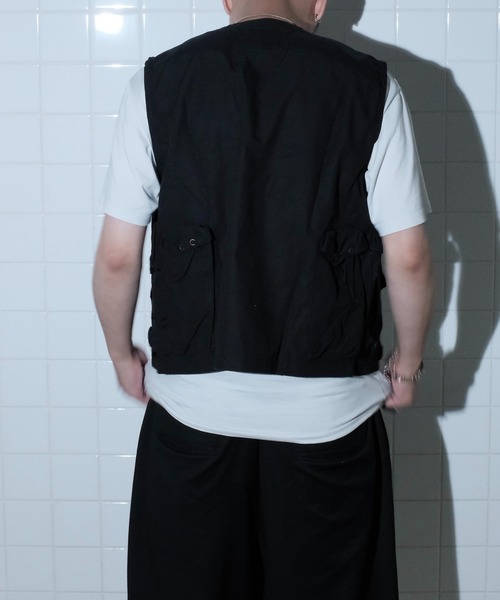 MILITARY(ミリタリー)の「U.S MILITARY / ユーエスミリタリー ALPHA 90S C-1 VEST DEAD STOCK(ベスト・メンズ・カーキ/ブラック/ネイビー・LARGE/MEDIUM)」の5枚目の写真