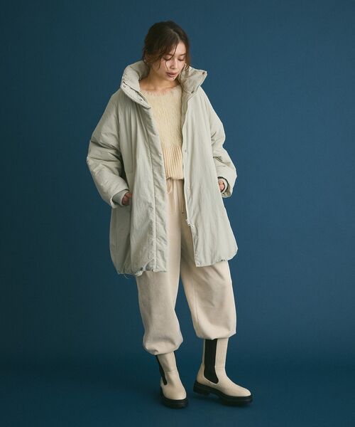 Petit fleur（プチフルール）の「・Petit Fleur シャギーキリカエニット（ニット/セーター・レディース・オフホワイト/チャコールグレー/ピンク/サックスブルー/グレイッシュベージュ/アイボリー・FREE）」の16枚目の写真