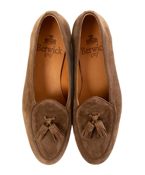 Berwick1707（バーウィック）の「Berwick バーウィック タッセルローファー 173 ゴム×レザーソール（ローファー・レディース・ブラック/ピンク/イエロー/ライトブラウン・38/39/37/36）」の12枚目の写真