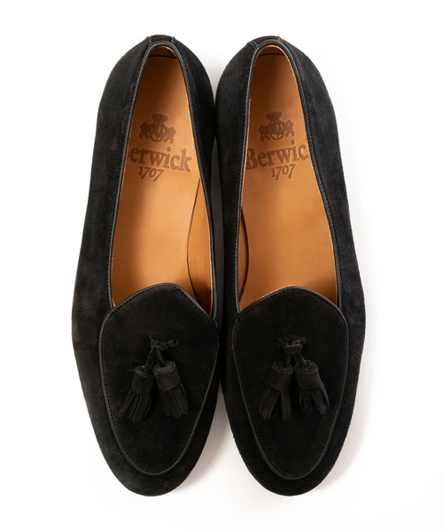 Berwick1707（バーウィック）の「Berwick バーウィック タッセルローファー 173 ゴム×レザーソール（ローファー・レディース・ブラック/ピンク/イエロー/ライトブラウン・38/39/37/36）」の10枚目の写真