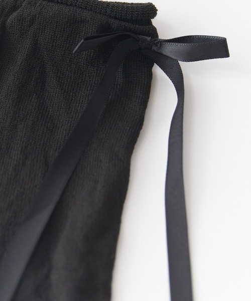 ROOPTOKYO（ループトウキョウ）の「シースルーリボンハイソックス（ソックス/靴下・レディース・ホワイト/ブラック・FREE）」の12枚目の写真