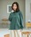 NIKEiiCLj́uiCL X|[cEFA GbZV EBY I[o[TCYh OX[u | / Nike Sportswear Essential Women's Oversized Long-Sleeve Polo FZ5814-338 Vintage Greeni|VcjvbO[n̑