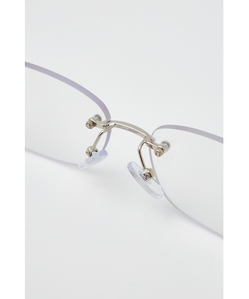 SLY(スライ)の「【再入荷】PIERCE DETAILS EYEWEAR ピアス ディティール アイウエア メガネ(メガネ・レディース・シルバー・FREE)」の7枚目の写真