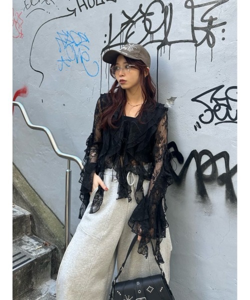 SLY(スライ)の「【再入荷】PIERCE DETAILS EYEWEAR ピアス ディティール アイウエア メガネ(メガネ・レディース・シルバー・FREE)」の19枚目の写真