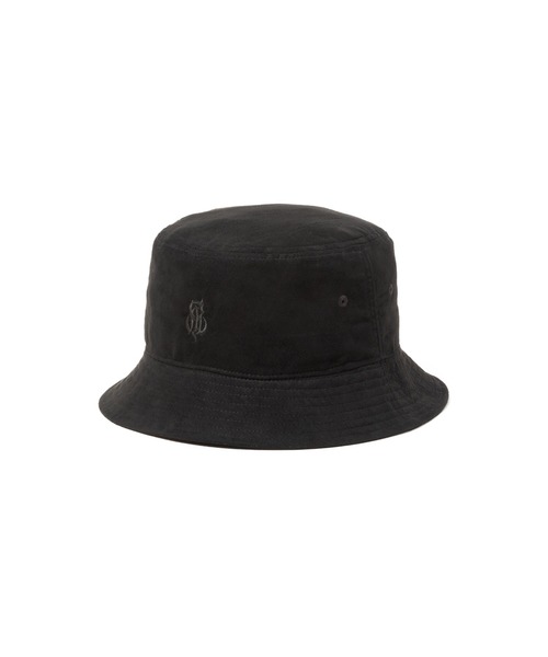 CALEE（キャリー）の「FAUX SUEDE BUCKET HAT（ハット・メンズ・アッシュブラウン/ブラック・MEDIUM/LARGE）」の3枚目の写真