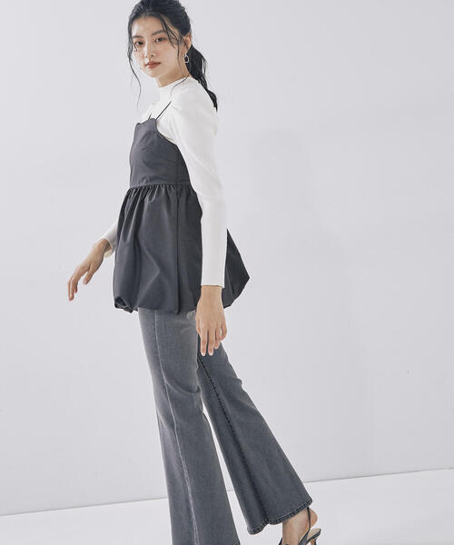 PROPORTION BODY DRESSING（プロポーションボディドレッシング）の「パワーショルダーニット / 1215170103（ニット/セーター・レディース・パープル/ホワイト系その他/ホワイト・FREE）」の20枚目の写真