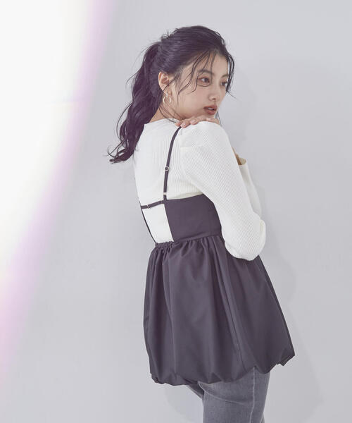 PROPORTION BODY DRESSING（プロポーションボディドレッシング）の「パワーショルダーニット / 1215170103（ニット/セーター・レディース・パープル/ホワイト系その他/ホワイト・FREE）」の21枚目の写真