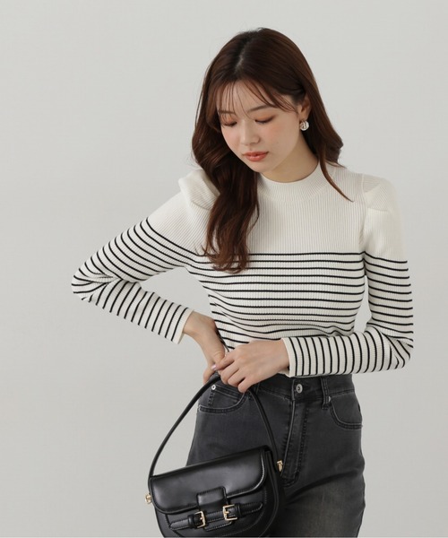 パワーショルダーニット / 1215170103（ニット/セーター）｜PROPORTION BODY DRESSING（プロポーションボディドレッシング）