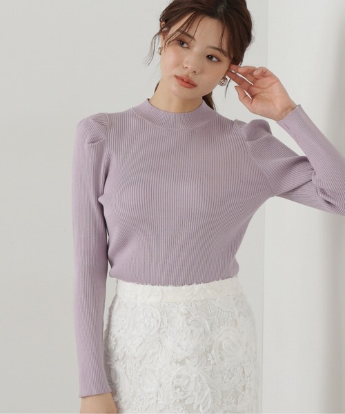 PROPORTION BODY DRESSING（プロポーションボディドレッシング）の「パワーショルダーニット / 1215170103（ニット/セーター・レディース・パープル/ホワイト系その他/ホワイト・FREE）」の13枚目の写真