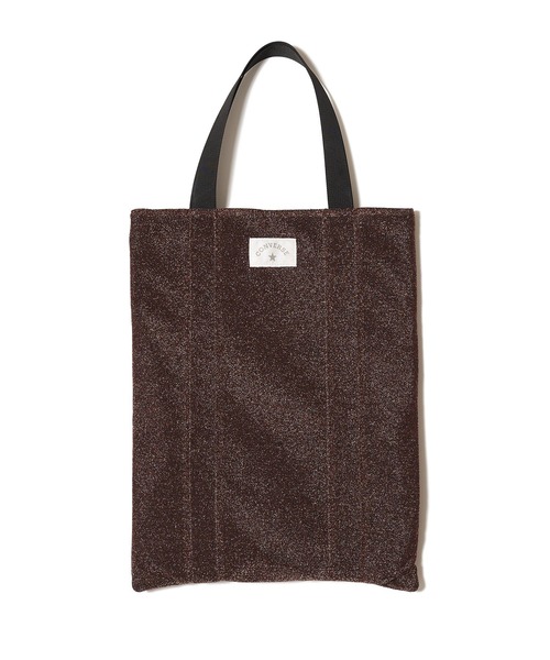 CONVERSE（コンバース）の「【CONVERSE】ARCH LOGO GATHER TOTE BAG/手提げ/肩掛け/トートバッグ/コンバース（トートバッグ・レディース・ブラウン/ピンク/ホワイト・FREE）」の2枚目の写真